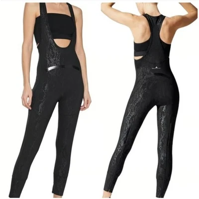 NWT  Adidas x Stella McCartney Bodysuit All-In-One Black Snake Print S - Image 1 of 4