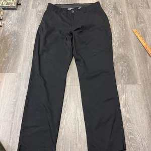 Under Armour UA The Showdown Pant Mens 34x30  Black Golf Performance Stretch - Picture 1 of 7