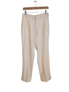 Pantalón de franela crema Anderson & Sheppard para hombre talla 30" - Imagen 1 de 6