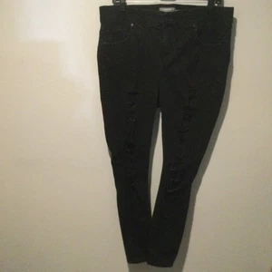 JEANS TORRID BOMBSHELL AJUSTADOS #FEEL THE FIT DESGASTADOS PREMIUM ELÁSTICOS NEGROS 14R - Imagen 1 de 9