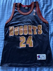 Maglia Vintage Antonio McDyess Denver Nuggets Champion Taglia 40 NBA - Foto 1 di 5