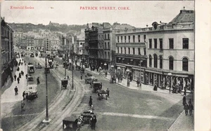 Smaragd Serie Patrick Street Cork topographische Postkarte Irland Vintage 1900er - Bild 1 von 2
