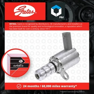 Camshaft Adjuster Valve fits SKODA OCTAVIA Mk2 2.0 05 to 13 CCZA Gates Quality - Picture 1 of 4