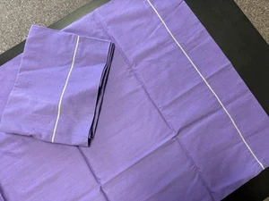 Set Of 2 Handmade Home Made Pillowcase Purple Grandmacore Farm - Picture 1 of 9