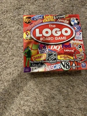 The Logo Board Game Spin Master For Ages 12+ Game About The Brands You Love, New - Image 1 of 2