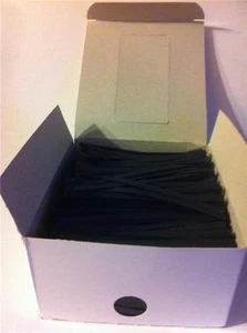 2000 BLACK TWIST-EMS TIES FOR CELLO BAGS & GENERAL USE 3 3/4" PACKAGE GIFT - Picture 1 of 1