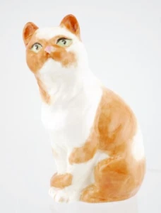 Rare Vintage Royal Worcester Short Haired Cat by Freda Doughty 3616 - Picture 1 of 3
