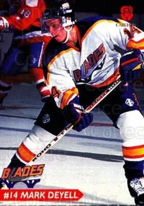 Cuchillas Saskatoon #8 1995-96 Mark Deyell - Imagen 1 de 1