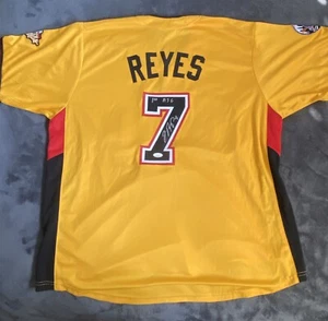 JOSE REYES SIGNED 2006 ALL STAR CUSTOM JERSEY JSA CERTIFIED 1ST ASG INSCRIPTION - Picture 1 of 4