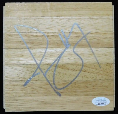 Jermaine O'Neal Indiana Pacers Signed 6x6 Floorboard JSA Authenticated - Image 1 of 2