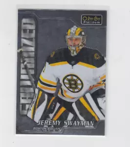 22/23 OPC Platinum Boston Bruins Jeremy Swayman Galvanized card #G-15 - Bild 1 von 2