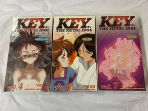 Key The Metal Idol Vol. 4,6,7 (3 volumes) VHS Subbed VIZ - Imagen 1 de 2