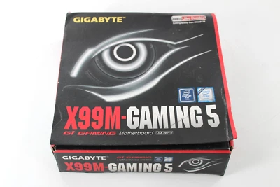 GIGABYTE GA-X99M-Gaming 5 Motherboard Intel X99 LGA2011-3 DDR4 M.2 MicroATX Core - Image 1 of 4