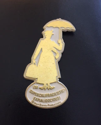 Disney Reino Unido Mary Poppins Soy supercalifragista-expialidocia! Pinback de plástico  Foto 1 de 2