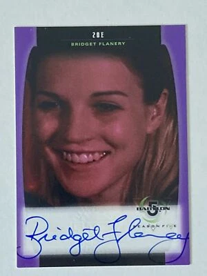 BABYLON 5 -  BRIDGET FLANERY - A09 AUTOGRAPH - Изображение 1 из 2