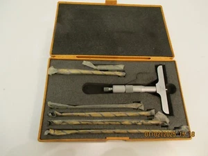 SET OF VINTAGE ANALOGUE DEPTH GAUGES by MITUTOYO, JAPAN in EXCELLENT CONDITION - Picture 1 of 5
