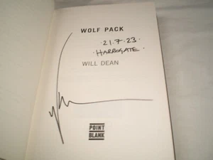 WILL DEAN - Wolf Pack SIGNED 1/1 Hb - 2022 - TUVA MOODYSON book 5 - CRIME - Picture 1 of 2