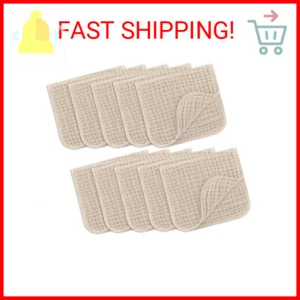 Comfy Cubs Muslin Burp Cloths 20" x 10", Pack of 10 - Large, 6-Layer, Ultra Abso - Picture 1 of 2