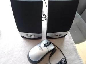 Orig. SANSUI AKTIV-LAUTSPRECHER Paar 220-240V + MOUSE 6 Pol PS2 unbenutzt - Bild 1 von 5