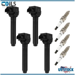 Ignition Coils & Spark Plugs For Mitsubishi Outlander 2014 2015 2016 2017 2.4L - Picture 1 of 24