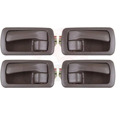 4 PCS Interior Door Handles For 1992-1996 Toyota Camry 4-Door l4 V6 Brown Foto 1 de 4