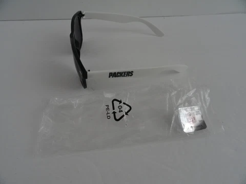Green Bay Packers Sunglasses NFL White Lambeau Field Souvenir Giveaway Sentry Cover