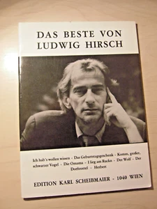 alte Noten Songbook das Beste von Ludwig Hirsch Klavier mit Akkorden Scheibmaier - Bild 1 von 3