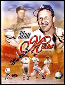 Stan Musial signed 8x10 photo autograph auto - Picture 1 of 2