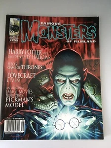 Famous Monsters of Filmland #255 May/June 2011 Harry Potter The Deathly Hallows - Picture 1 of 4