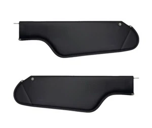 For Chevrolet Caprice impala Convertible Sun Visors Black pair 1971-75 - Foto 1 di 1