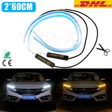 2x 60cm LED Blinker Streifen DRL Scheinwerfer Tagfahrlicht Lampe Universal