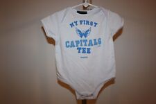 Nuevo- Washington Capitals "Mi Primero Camiseta" Bebés Tallas 3-6M O 6-9M Body