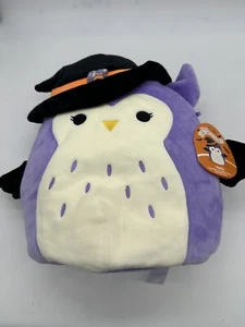 12" Squishmallows Holly Owl Witch Plush Treat Pail Halloween Trick or Treat NWT - Picture 1 of 7