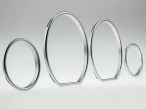 Satin-Matt Tacho Tachoringe CLIP passend für BMW E36 Z3 318 320 323 325 M3 CLIPS - Picture 1 of 2