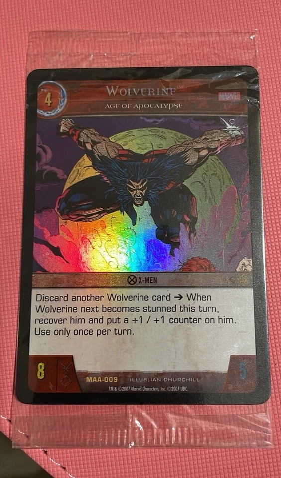 VS System Wolverine Age Of Apocalypse Foil MAA-009 Sealed Promo - Image 1 of 2