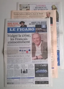 LE FIGARO N°20 085 du 25/02/2009 - Clint Eastwood, Obama, Marc Veyrat, YSL-Bergé - Picture 1 of 10