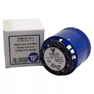 Texelco Typ 370 16-00 Stack Light Modul, Steady Blue, ø70mm, 12-240V - Bild 1 von 5