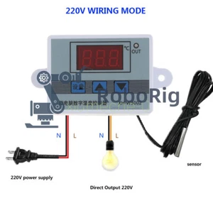 NEW  AC 110V-220V Digital LED Temperature Controller Microcomputer Thermostat - Picture 1 of 5
