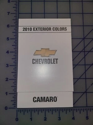 2010 Chevrolet Camaro Color Chip Early Brochure Folder - Image 1 of 2