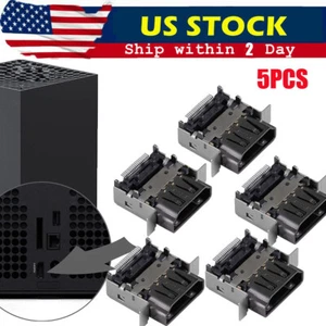 5X Conector Dock OEM HDMI 2.1 Puertos Para Microsoft XBOX Serie X Repuesto Nuevo - Imagen 1 de 9