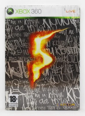 RESIDENT EVIL 5 - XBOX 360 XBOX360 - PAL ESPAÑA - STEELBOOK CAJA METALICA - Imagen 1 de 3