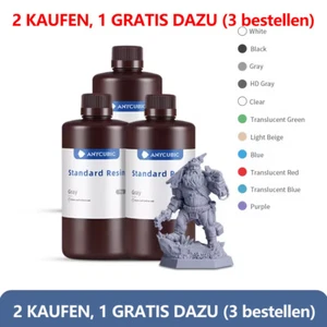 ANYCUBIC UV 3D Résine 405nm Imprimante 3D Résine Haute Précision pour MONO M4 M5 M7 MAX - Photo 1/16