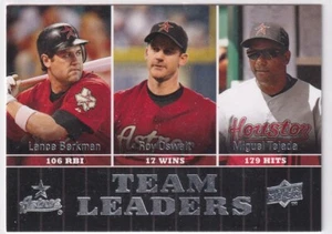 Upper Deck MLB 2009 446 Lance Berkman Roy Oswalt Team Leaders - Picture 1 of 2