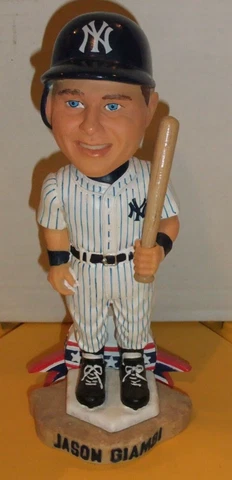 JASON GIAMBI NEW YORK YANKEES FOREVER BOBBLEHEAD PINSTRIPES # 9892 OF 10,000 Cover