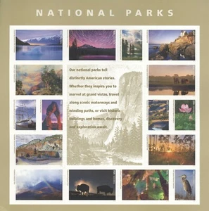 USPS Sheet of Stamps National Parks Grand Canyon Yosemite Conservation MNH 2016 - Picture 1 of 2