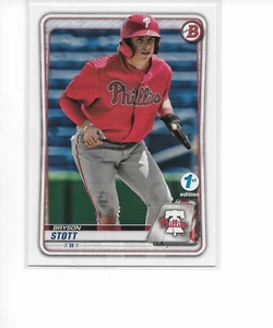 2020 Bowman 1st Edition #BFE-68 Bryson Stott - Philadelphia Phillies - Picture 1 of 2