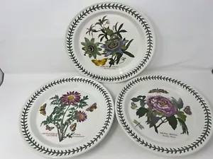 Set Of 3 Portmeirion Botanic Garden Dinner Plates 10.75” - Picture 1 of 15