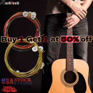 1-6 Sets Guitar Strings 6-36PCS Replacement Steel String for Acoustic Guitar US - Picture 1 of 29
