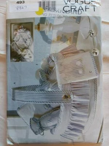Patrones de accesorios de regalo artesanales para bebé Vogue 493 1994 - Imagen 1 de 2