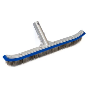 Woodside 18” Aluminium Swimming Pool Cleaning Brush Head Stainless Steel Bristle - Picture 1 of 3